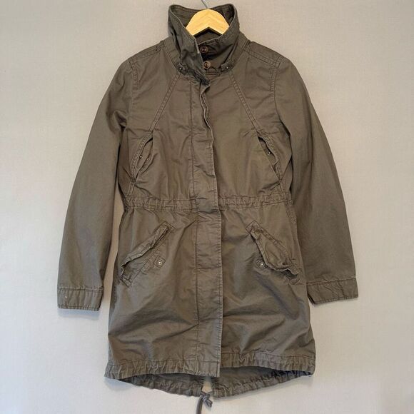 L.O.G.G H&M Women’s Quilted Lined Heavy Zip Up Jacket Size 6 (Small) Essential - Picture 1 of 15